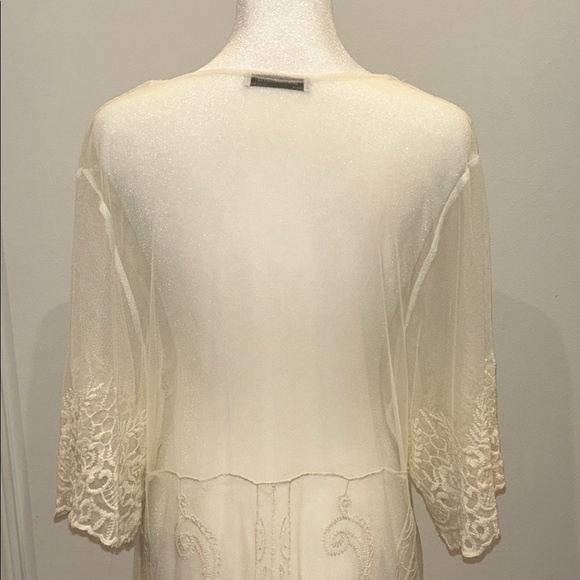 Zara Women’s Cream Lace Mesh Only, Size Medium - Picture 8 of 11